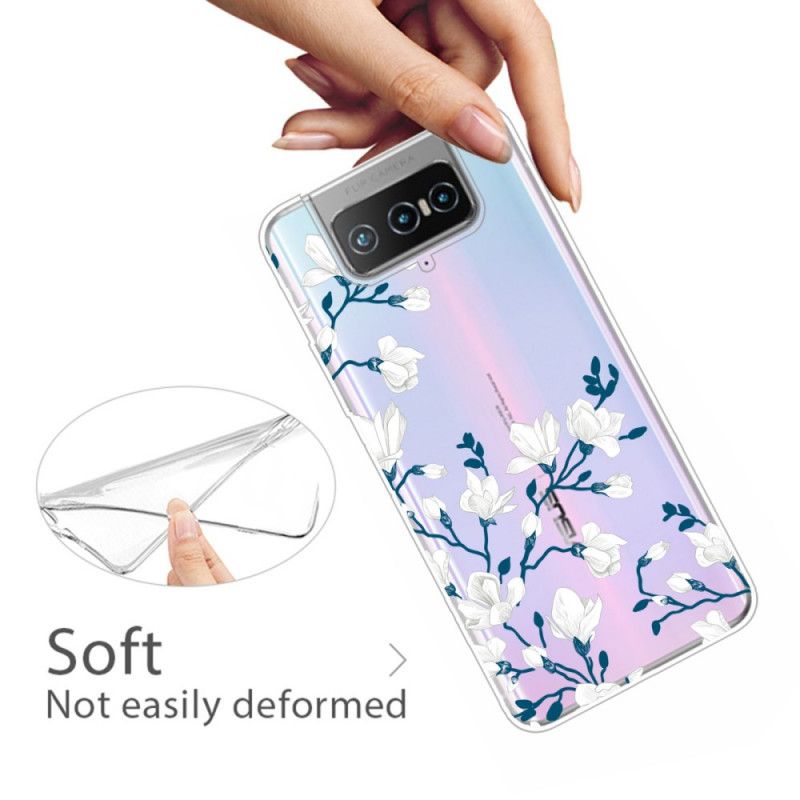 Skal för Asus Zenfone 7 / 7 Pro Vita Blommor