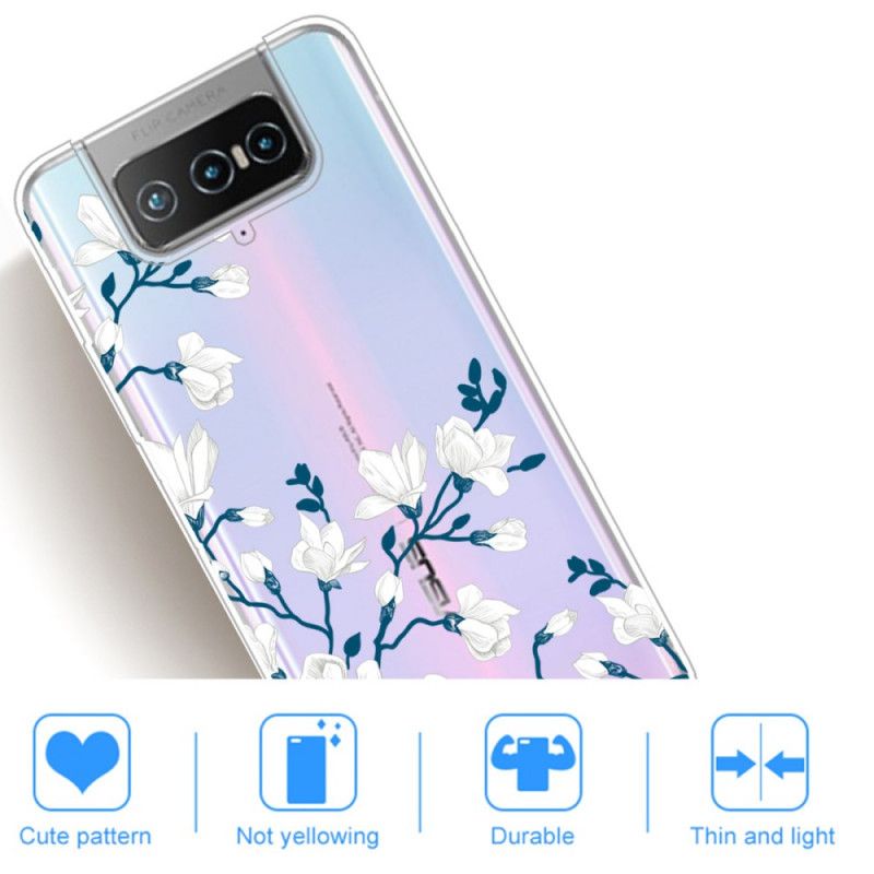 Skal för Asus Zenfone 7 / 7 Pro Vita Blommor