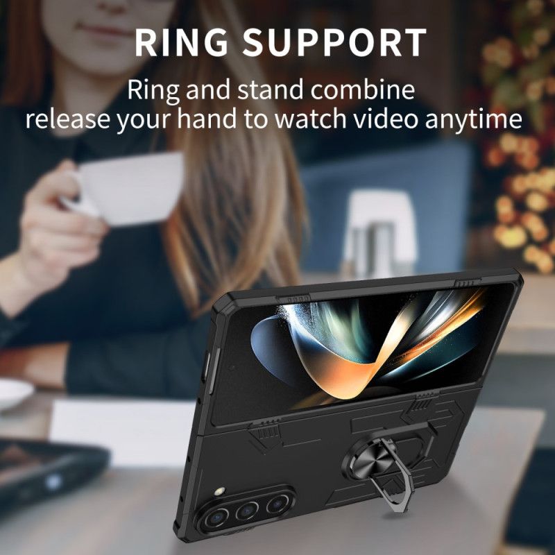 Skal Samsung Galaxy Z Fold 5 Defender Ring-stöd