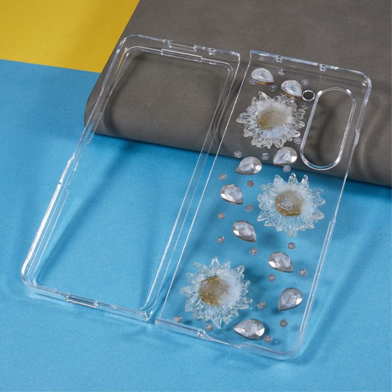 Skal Samsung Galaxy Z Fold 5 Telefonfodral Daisy Charms