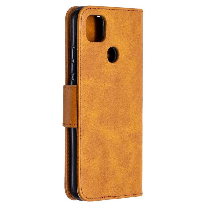 Fodral Xiaomi Redmi 9C Svart Slät Sned Flik