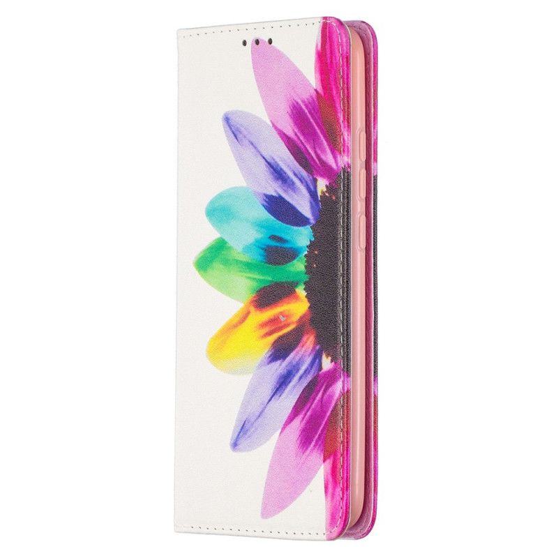 Folio-fodral Xiaomi Redmi 9C Akvarellblomma