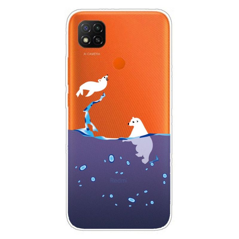 Skal för Xiaomi Redmi 9C Havsspel