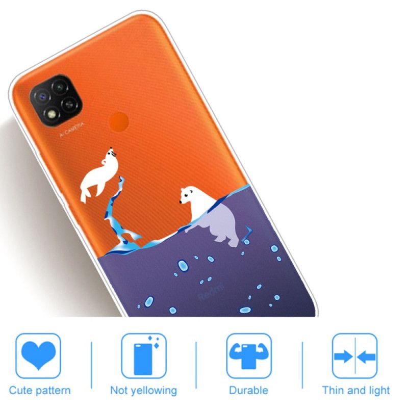 Skal för Xiaomi Redmi 9C Havsspel