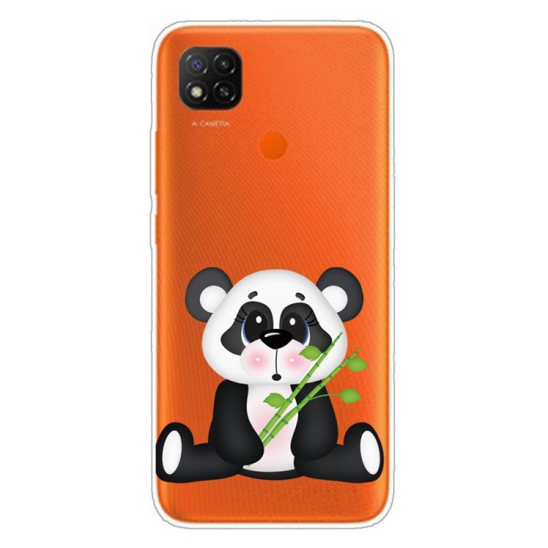 Skal för Xiaomi Redmi 9C Transparent Ledsen Panda