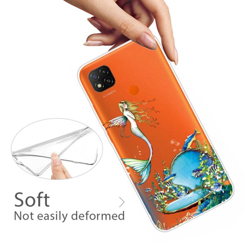 Skal Xiaomi Redmi 9C Mobilskal Blå Siren