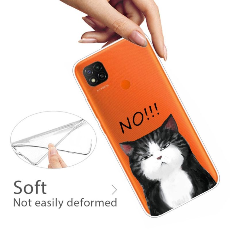 Skal Xiaomi Redmi 9C Mobilskal Katten Som Säger Nej