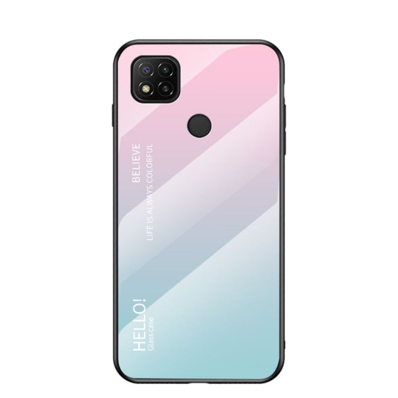 Skal Xiaomi Redmi 9C Svart Hej Härdat Glas