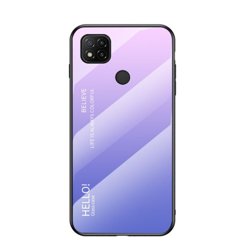 Skal Xiaomi Redmi 9C Svart Hej Härdat Glas