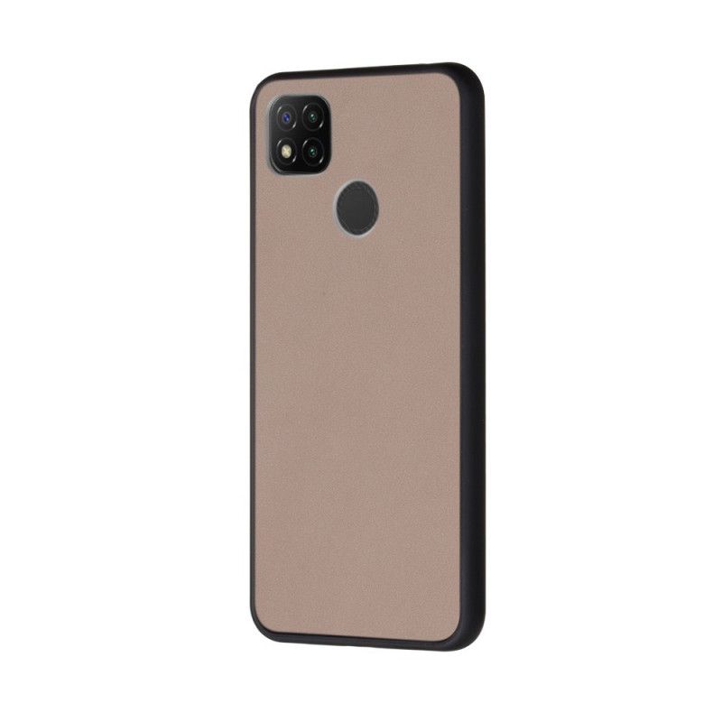 Skal Xiaomi Redmi 9C Svart Hybrid Med Färgade Kanter