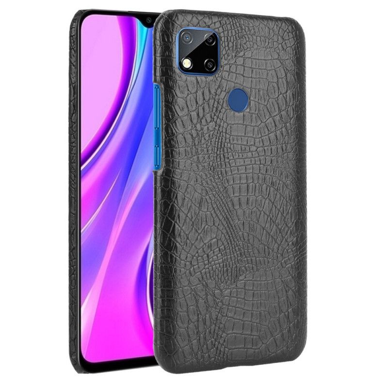 Skal Xiaomi Redmi 9C Svart Krokodilhudstil