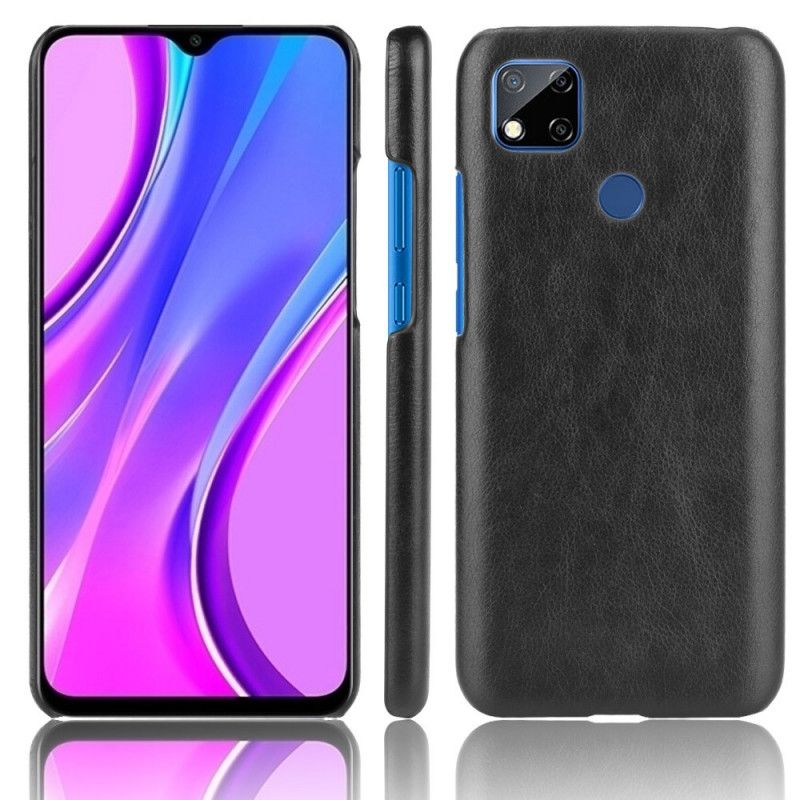 Skal Xiaomi Redmi 9C Svart Lychee-Lädereffekt