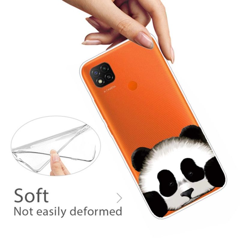 Skal Xiaomi Redmi 9C Transparent Panda