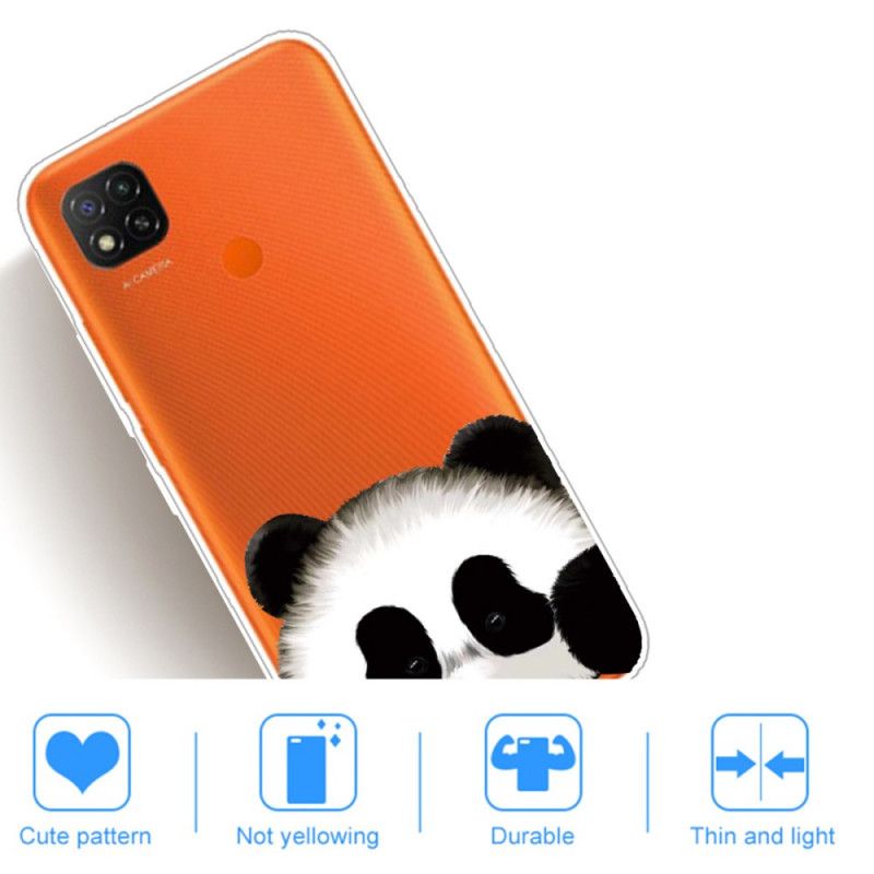 Skal Xiaomi Redmi 9C Transparent Panda