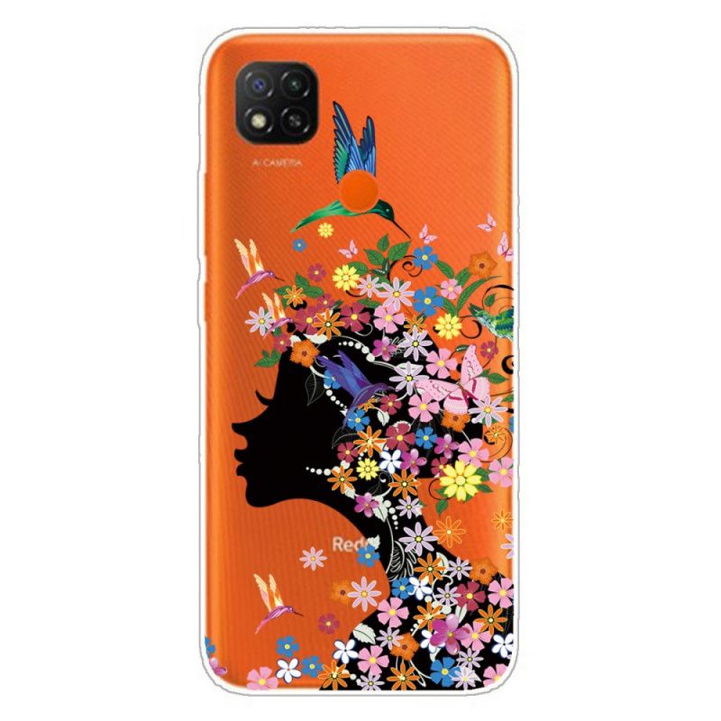 Skal Xiaomi Redmi 9C Vackert Blomhuvud