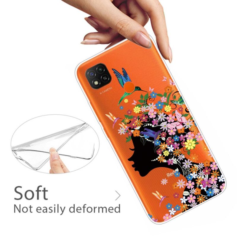 Skal Xiaomi Redmi 9C Vackert Blomhuvud