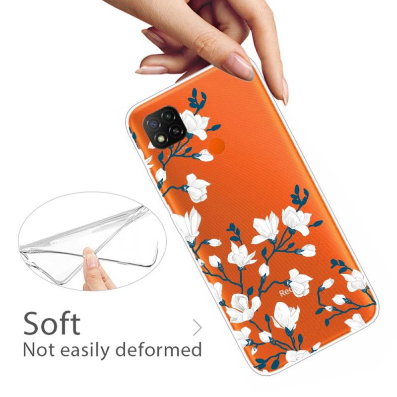 Skal Xiaomi Redmi 9C Vita Blommor