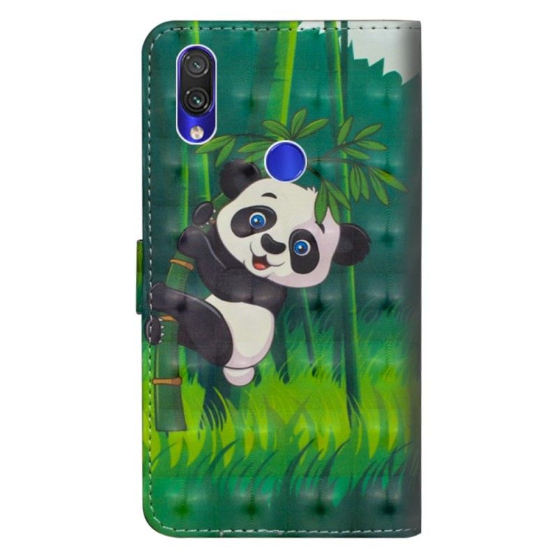 Fodral för Xiaomi Redmi Note 7 Panda Och Bambu