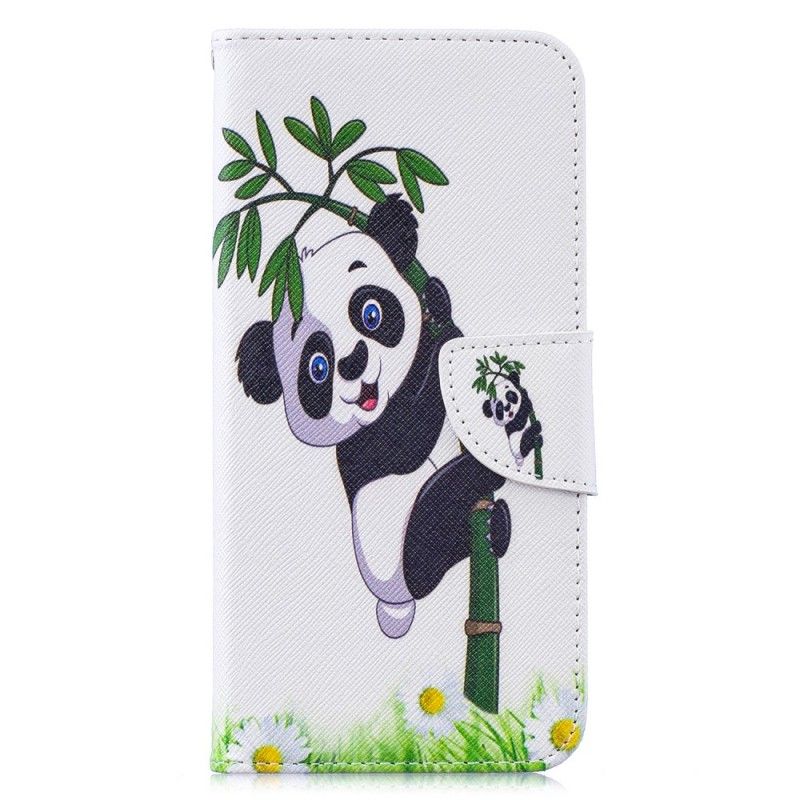 Fodral för Xiaomi Redmi Note 7 Panda På Bambu