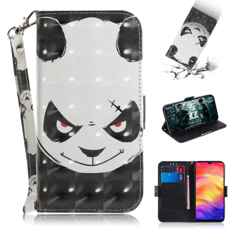 Fodral Xiaomi Redmi Note 7 Arg Panda Med Rem