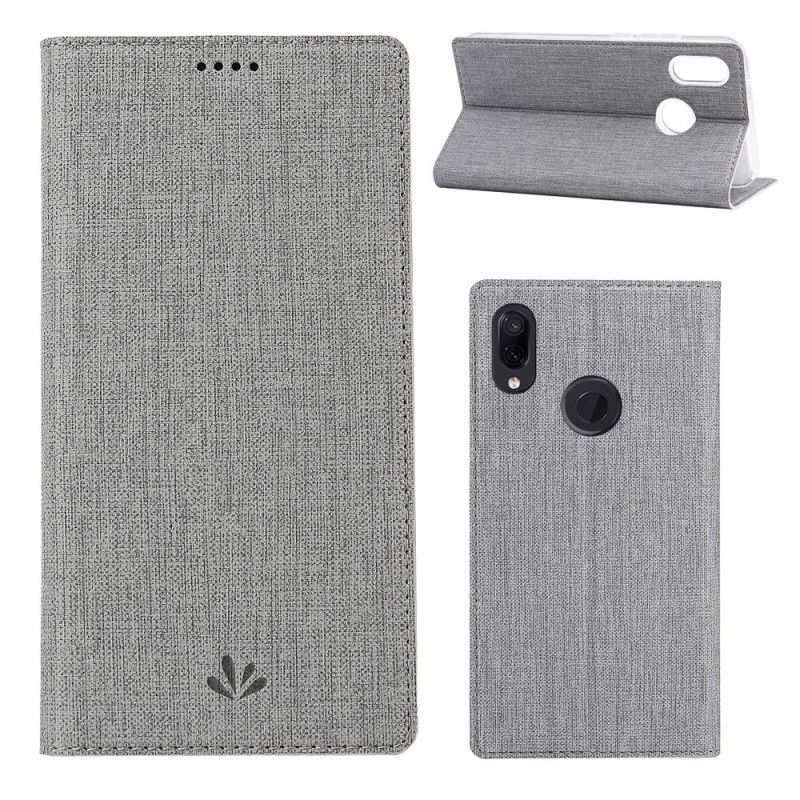 Folio-fodral Xiaomi Redmi Note 7 Svart Texturerat