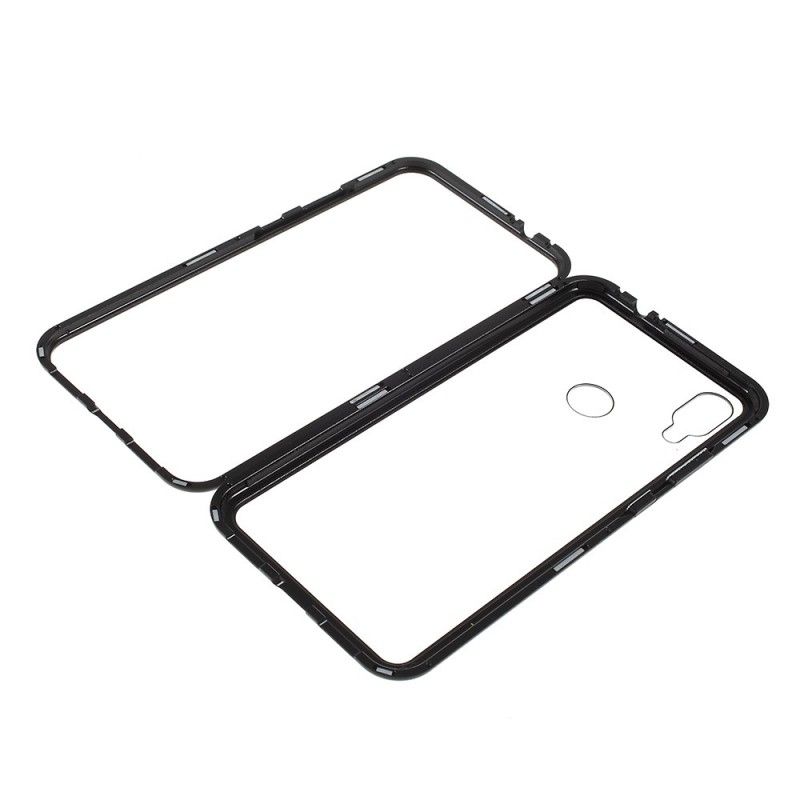 Folio-fodral Xiaomi Redmi Note 7 Svart Transparent Avtagbar