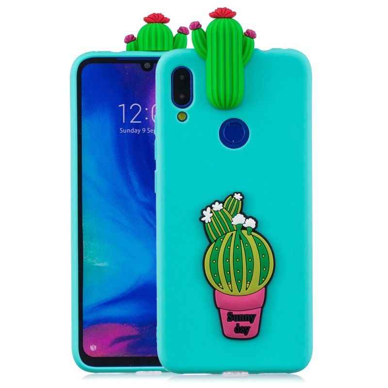 Skal för Xiaomi Redmi Note 7 3D Kaktus Galenskap