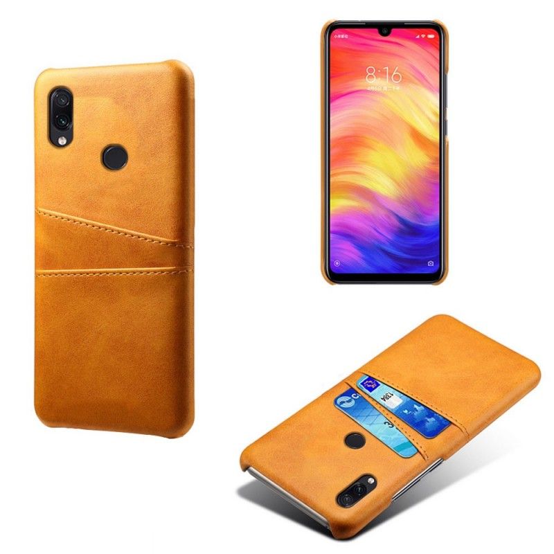 Skal för Xiaomi Redmi Note 7 Cyan Korthållare