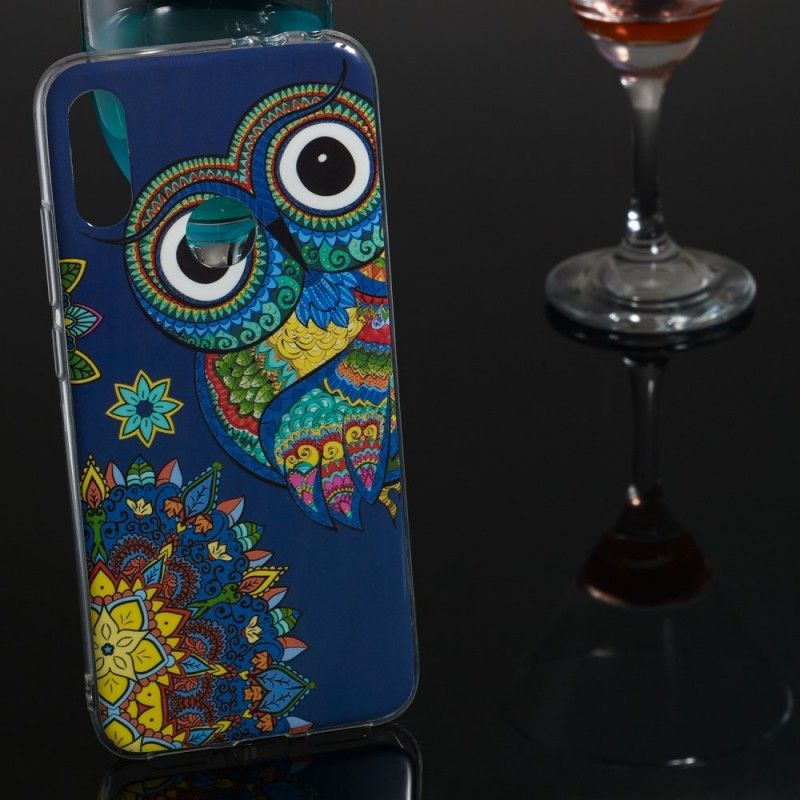 Skal för Xiaomi Redmi Note 7 Fluorescerande Mandalauggla