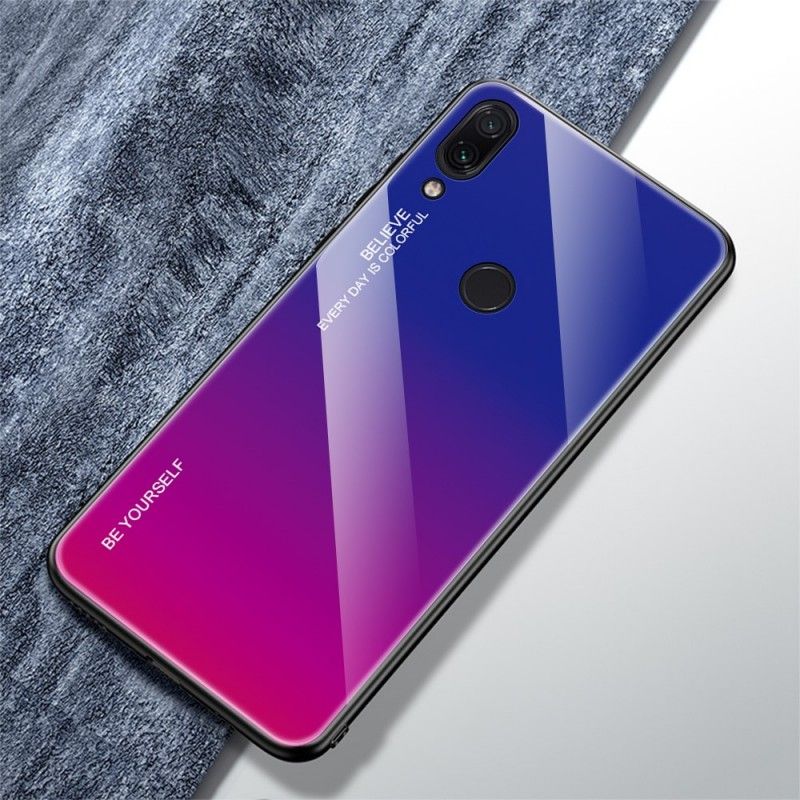 Skal för Xiaomi Redmi Note 7 Mörkblå Galvaniserad Färg