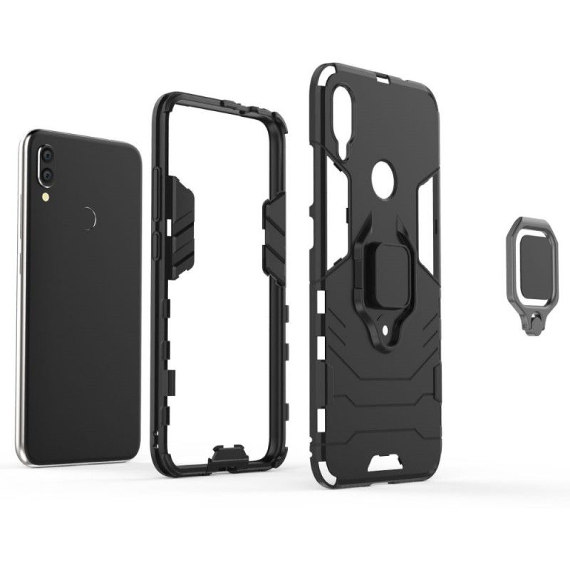 Skal för Xiaomi Redmi Note 7 Svart Resistent Ring