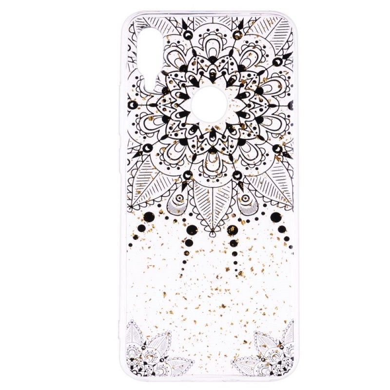 Skal för Xiaomi Redmi Note 7 Transparent Grå Mandala