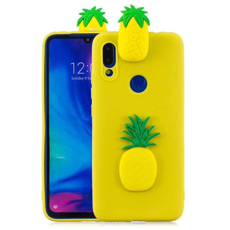 Skal Xiaomi Redmi Note 7 3D Ananas