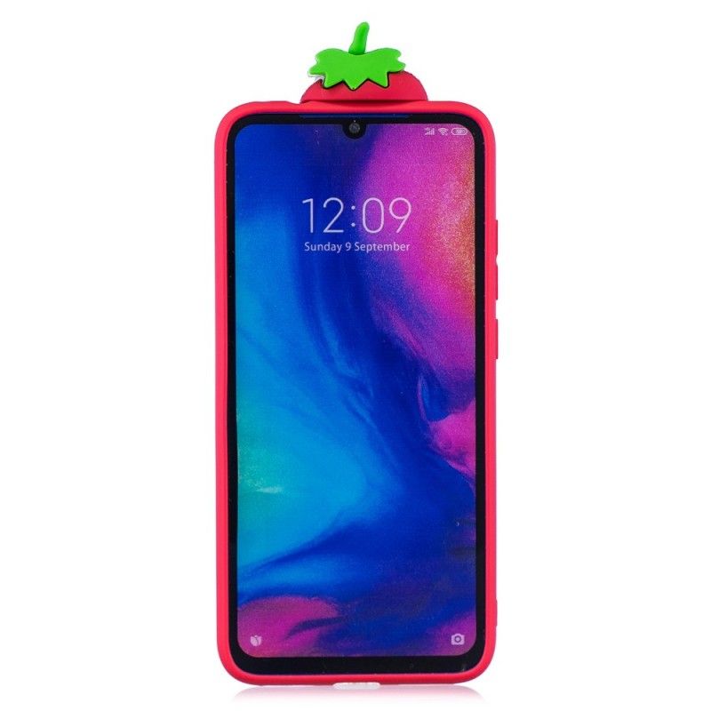 Skal Xiaomi Redmi Note 7 3D Jordgubbe