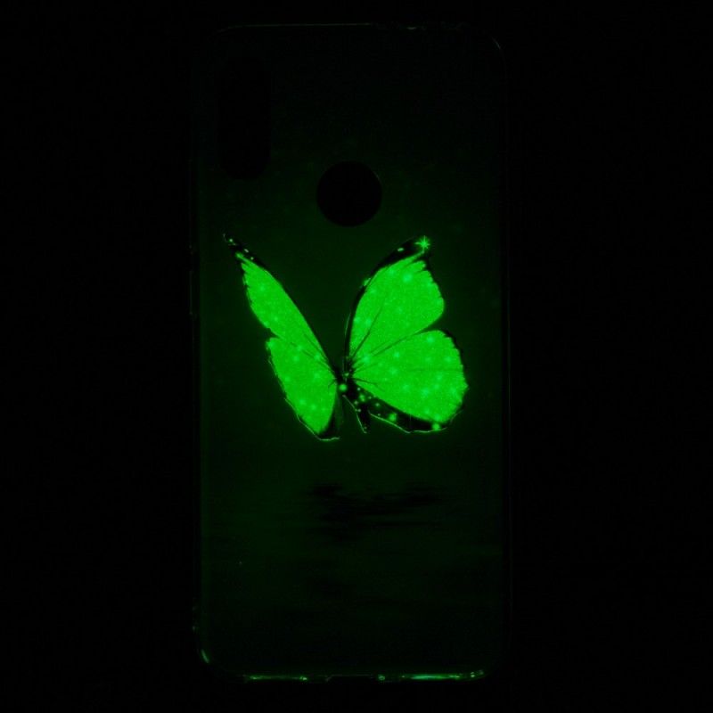 Skal Xiaomi Redmi Note 7 Fluorescerande Blå Fjäril