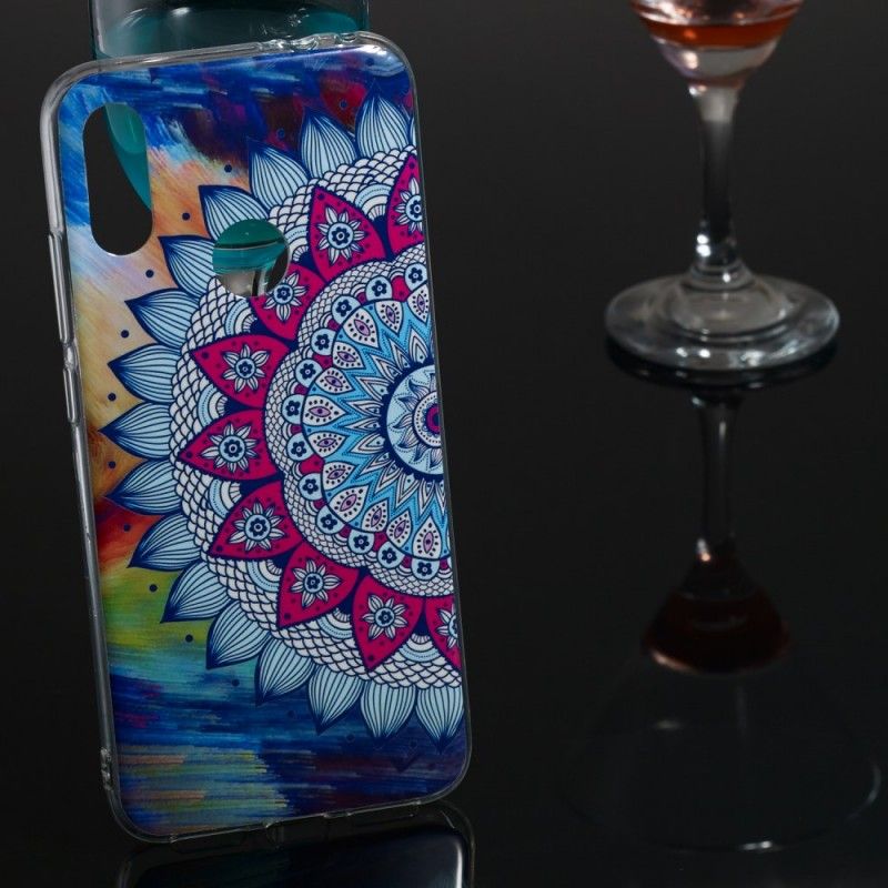 Skal Xiaomi Redmi Note 7 Fluorescerande Mandala