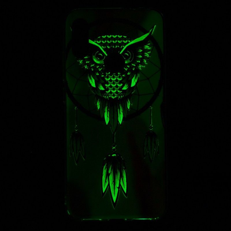 Skal Xiaomi Redmi Note 7 Mobilskal Fluorescerande Uggla Drömfångare