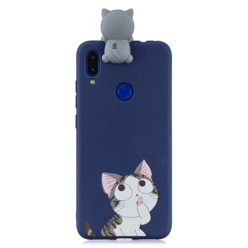 Skal Xiaomi Redmi Note 7 Mobilskal Gaspa 3D-Katten