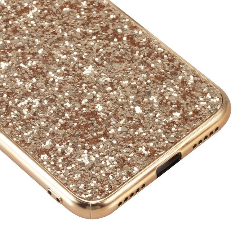 Skal Xiaomi Redmi Note 7 Röd Jag Är Glitter