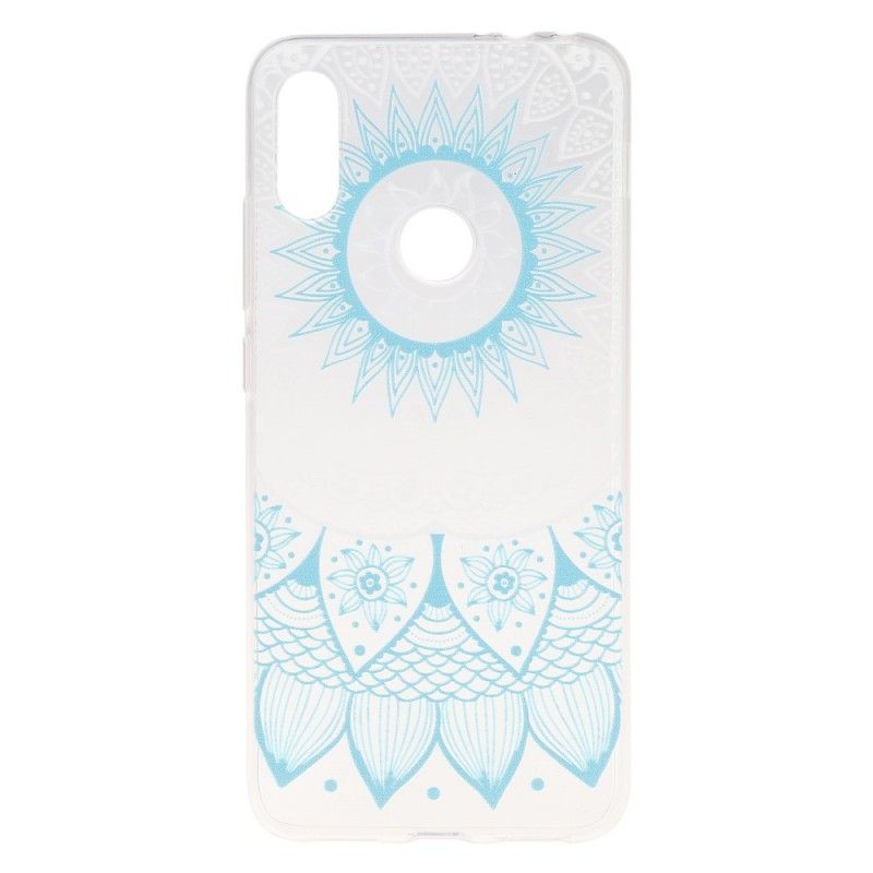 Skal Xiaomi Redmi Note 7 Rose Transparent Färgglad Mandala