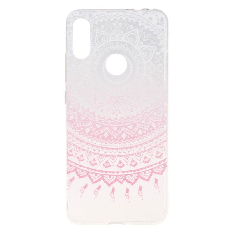 Skal Xiaomi Redmi Note 7 Rose Transparent Färgglad Mandala