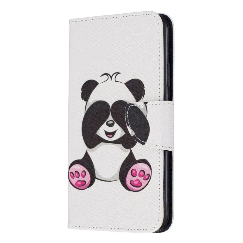 Fodral för iPhone 11 Pro Max Rolig Panda