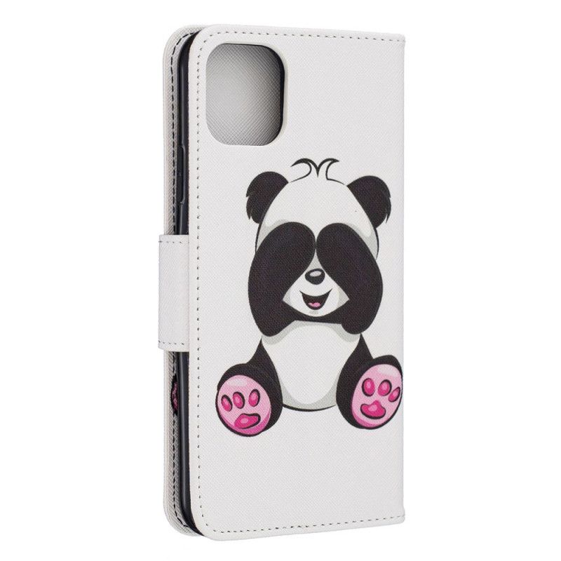 Fodral för iPhone 11 Pro Max Rolig Panda