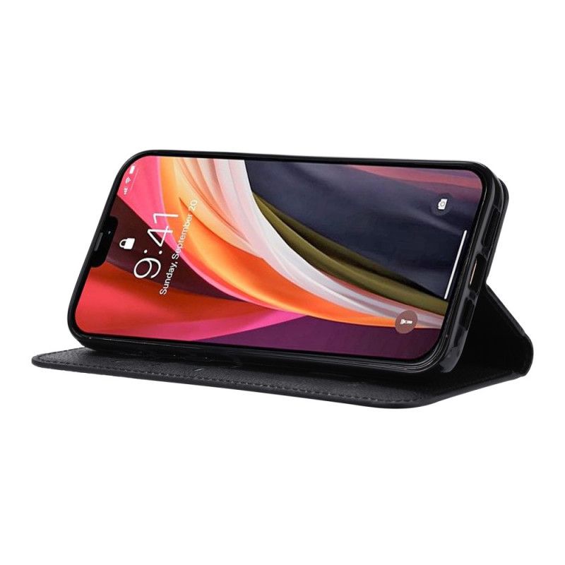 Folio-fodral för iPhone 11 Pro Max Svart Främre Korthållare