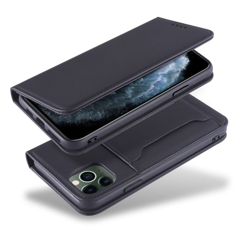 Folio-fodral iPhone 11 Pro Max Svart Stödkorthållare