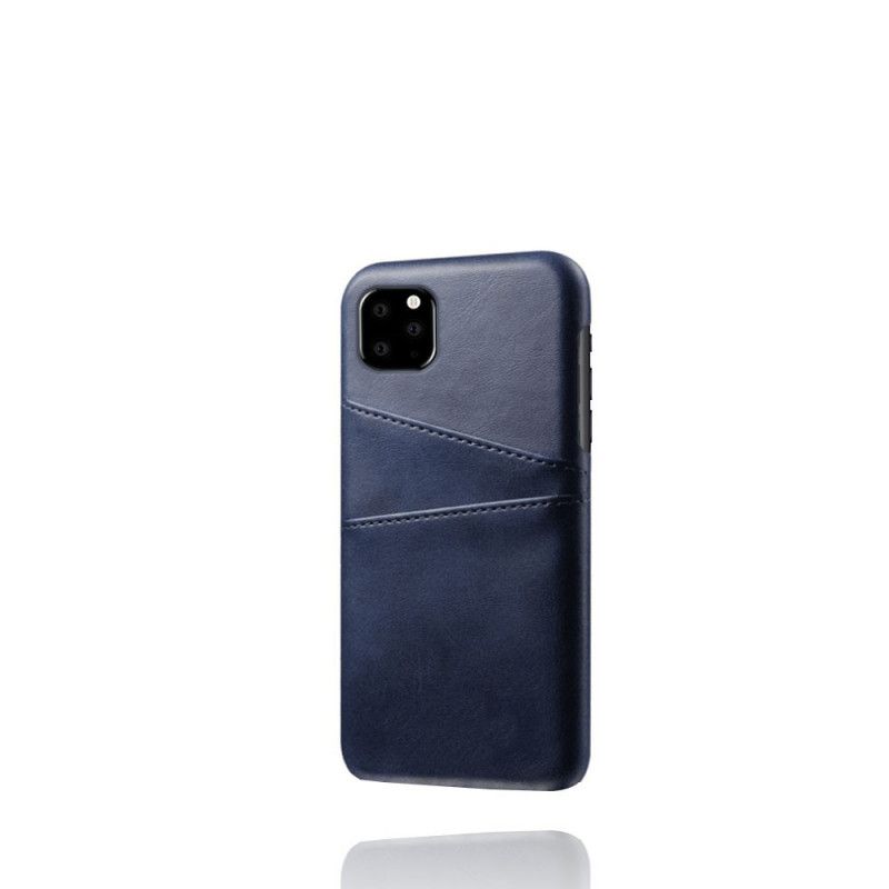 Skal för iPhone 11 Pro Max Svart Dubbelkorthållare