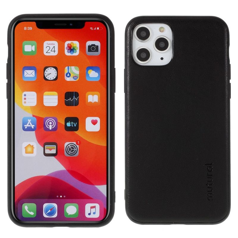 Skal för iPhone 11 Pro Max Svart Mutural Lädereffekt