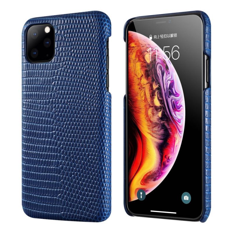 Skal för iPhone 11 Pro Max Svart Ödlstruktur