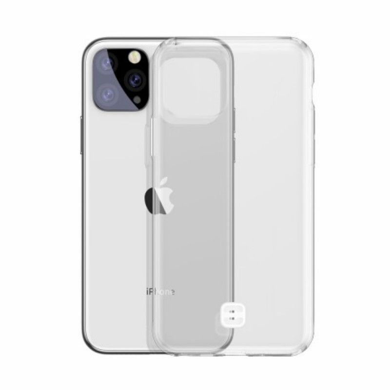 Skal för iPhone 11 Pro Max Svart Transparent Bas Med Rem