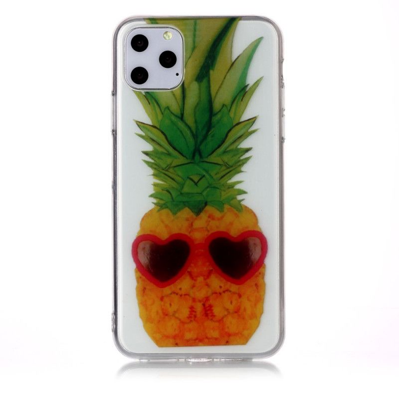 Skal för iPhone 11 Pro Max Transparent Inkognito Ananas